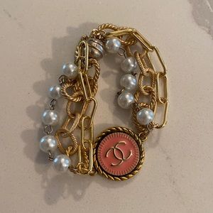 Chanel button bracelet